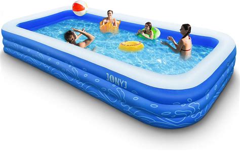 Buy JONYJ Inflatable Pool, 150'' x 72'' x 22" Family Full-Sized ...