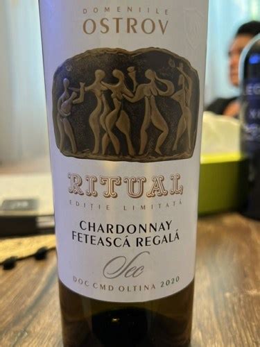 Vin Ria Ostrov Domeniile Ostrov Ritual Chardonnay Feteasca Regala