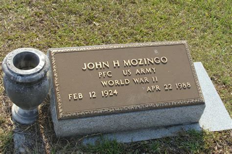 John H Mozingo Find A Grave Memorial