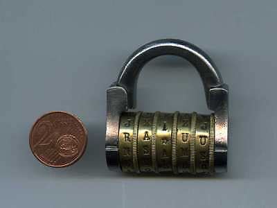 ANCIEN CADENAS PADLOCK 5 X ROULEAUX N4 Antique Price Guide