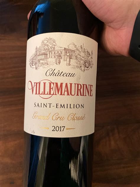 2017 Château Villemaurine France Bordeaux Libournais St Émilion