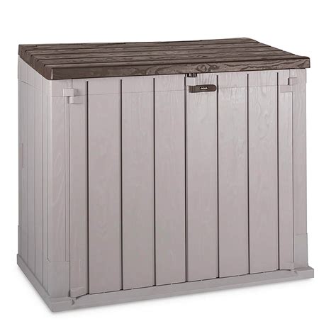 Toomax Stora Way 842l Garden Storage Box In Taupe Grey Homebase