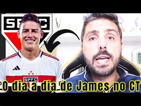 Not Cias Do S O Paulo Fc Dia A Dia De James Rodr Guez No Ct Do S O