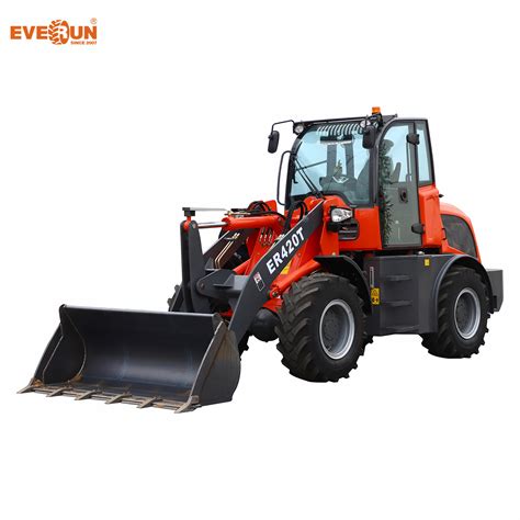 Everun Er420t 2ton CE Approved S355 Steel Material Compact Bucket Front