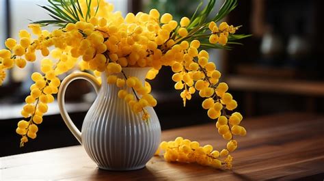 Premium AI Image | beautiful bouquet of yellow flowers