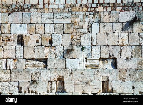 Rocks of the Wailing wall close up in Jerusalem, Israel Stock Photo - Alamy