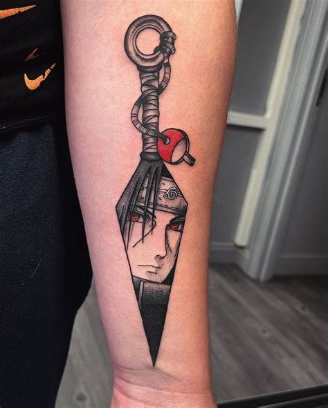 Itachi Uchiha Kunai Tattoo Idea Hand Tattoos For Guys Geek Tattoo