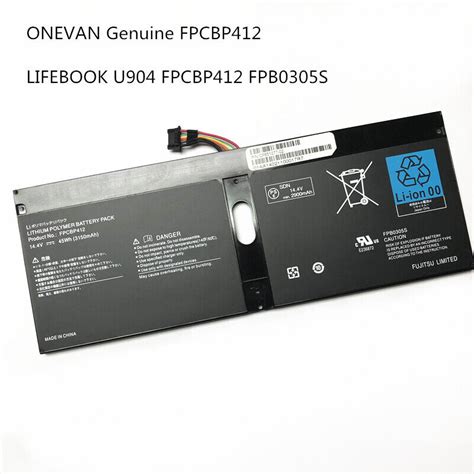 Genuine FPCBP412 Battery For FUJITSU LifeBook FPB0305S U904 0M75A1DE