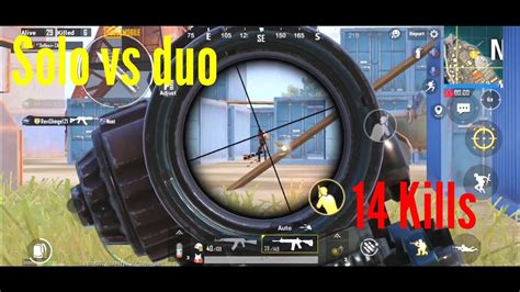 Mk14 Groza M249 AWM Vs M416 Can I Win Solo Vs Duo 14 Kills