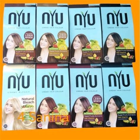 Jual Nyu Creme Hair Colour Nyu Pewarna Rambut Cat Rambut Nyu Shopee Indonesia