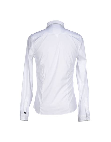 Guess Shirt In White For Men Lyst