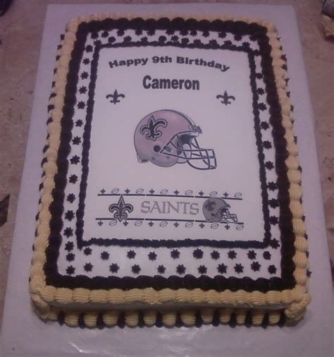 Saints Birthday Cake