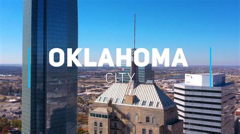 Oklahoma City Capital City Of Oklahoma 4k Drone Footage Youtube