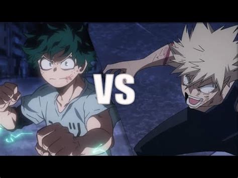 Deku Fighting Bakugo