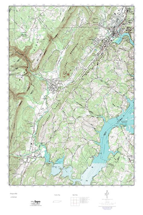 MyTopo Graysville Tennessee USGS Quad Topo Map