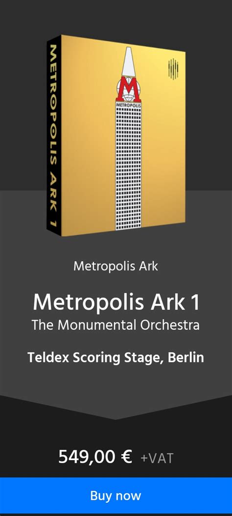 Metropolis Ark Orchestral Tools Metropolis Ark Audiofanzine