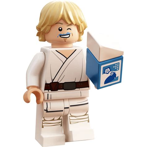 LEGO Luke Skywalker With Blue Milk Beard Minifigure Comes In Brick