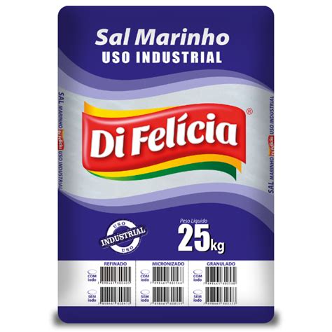 Sal Marinho Ind Refinado Iodado Di Felicia Saco Kg Di Felicia