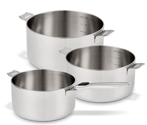 Lot 3 Casseroles Inox R Evolution Beka Avec Poignée Amovible Cuisin Store