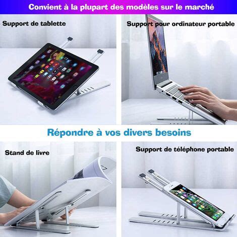 Lablanc Support Pour Ordinateur Portable Niveaux R Glables