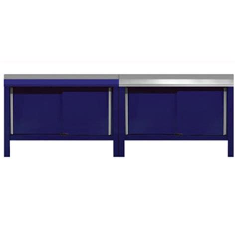 8 Ft Stationary Stainless Steel Top Workbench | sourcetoolshop.com