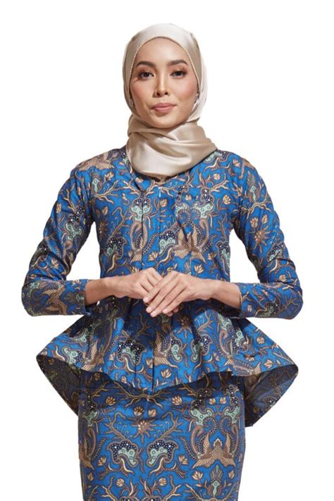 Kebaya Peplum Batik Kaisara Code KS36 HABRA HAUTE