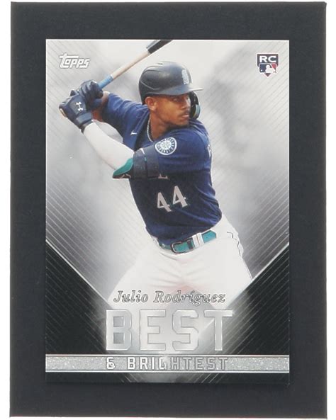 Julio Rodriguez Topps X Wander Franco Best Brightest Rc