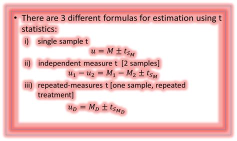 chapter  estimation formulas  estimation