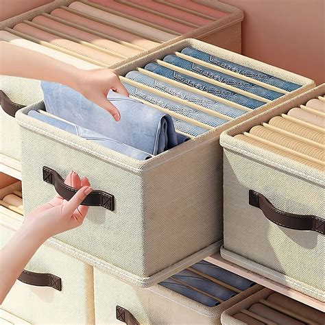 Konghyp Clothes Organizer Drawers Wardrobe Compartment Separation