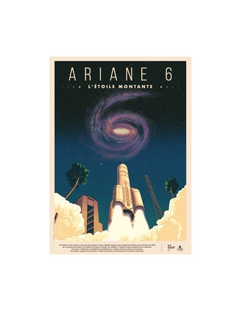 Affiche Ariane 6 Létoile Montante