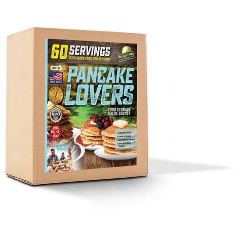 Pancake Lovers Box Is Full Of Nutrients And Larger Serving Sizes