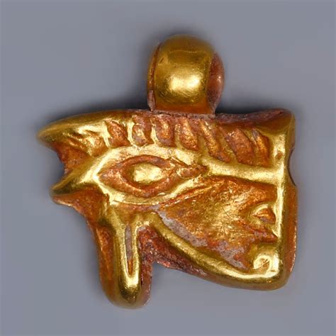 Egyptian Eye of Horus Gold Amulet - Ancient Egyptian Antiquities ...