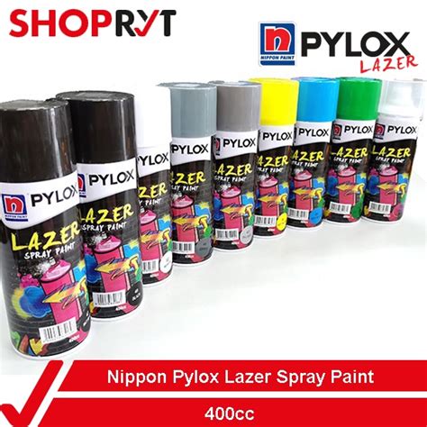 Pylox Laser Spray Paint Solid Color 400cc 400ml Shopee Philippines