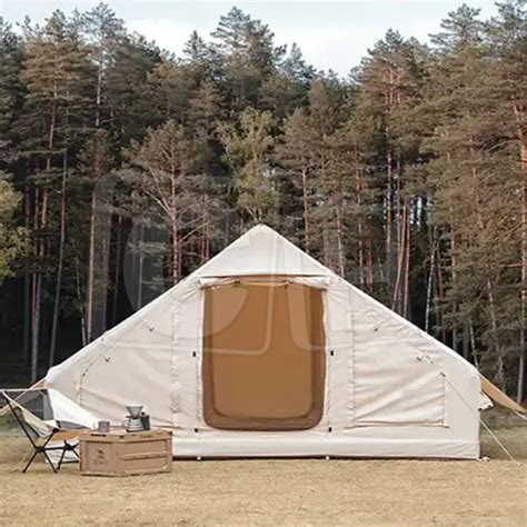 CH Camping Air Inflatable Tent 3-4 Persons Large Space 600D Polyester ...