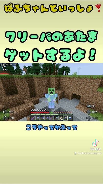 クリーパーの頭をゲットするよ ️【マイクラ】【minecraft】 Shorts Minecraft Minecraftshorts Minecraftanimation Youtube