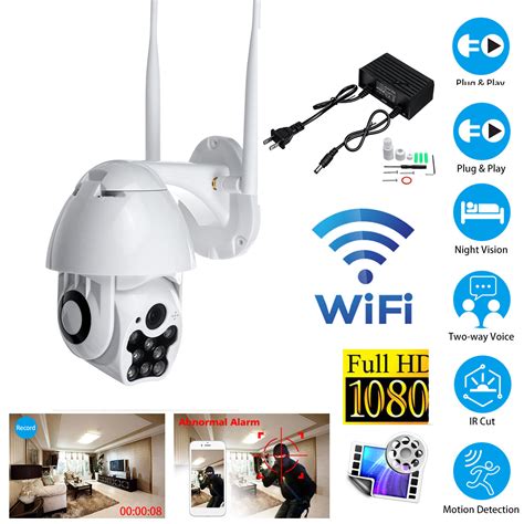 Auto Tracking Outdoor Ptz Ip Camera P Wifi Speed Dome Surveillance