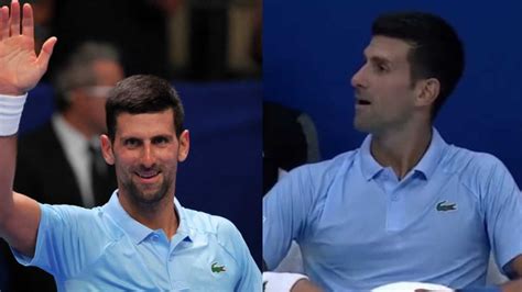 Il Sorriso Adorabile Novak Djokovic Dimentica Il Sistema Di