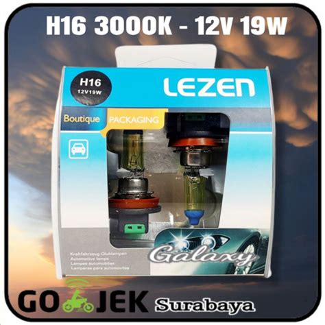 Jual Lampu Bohlam Halogen Xenon 3000K Yellow Glass H3 H4 H7 H11 H16