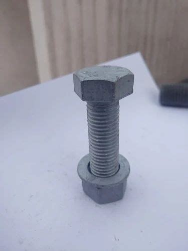 M Mm Hot Dip Galvanized Nut Bolt Diameter Mm High Tensile