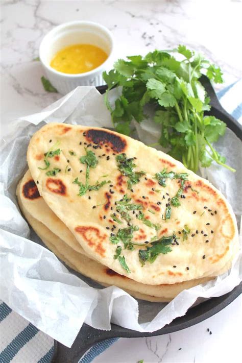 Homemade Naan Bread Garlic Naan Living Smart And Healthy