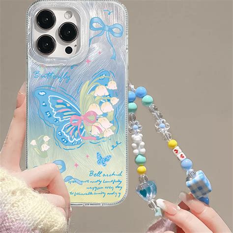 Jual Blue Butterfly Tulip Imd Case For Infinix Note Pro Hot Pro Smart Plus Spark