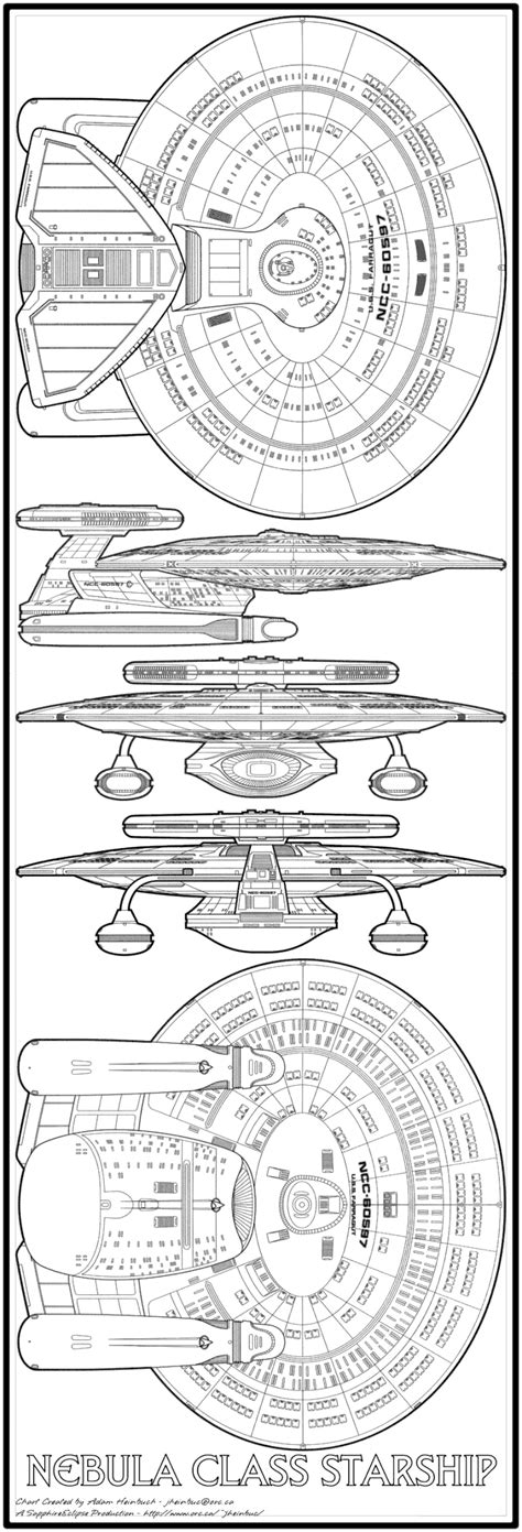 Sovereign Class Starship Schematics