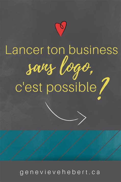 Un Branding Sans Logo Cest Possible Geneviève Hébert Self