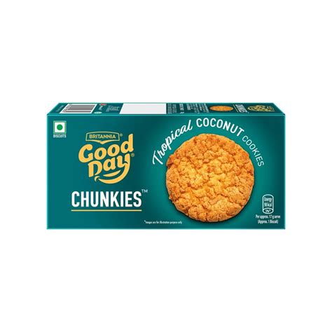 Britannia Good Day Chunkies Tropical Crunchy Coconut Cookies Price