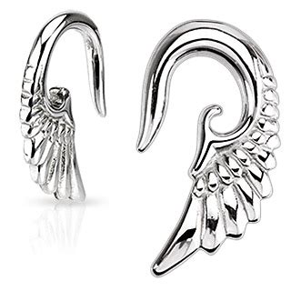 achat bijou Piercing écarteur aile d ange en acier