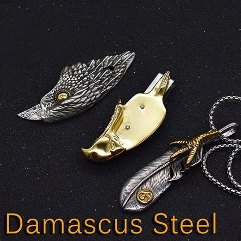 Eagle Head Knife Eagle Claw Necklace