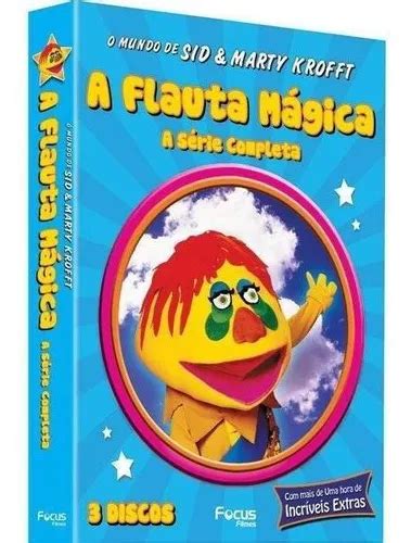 A Flauta Mágica Box 3 Dvds Jack Wild Billie Hayes Frete grátis