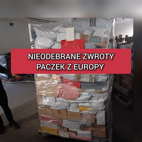 Nieodebrane Paczki Kurierskie Dhl Amazon EBay Joop Paleta Mix Zwroty