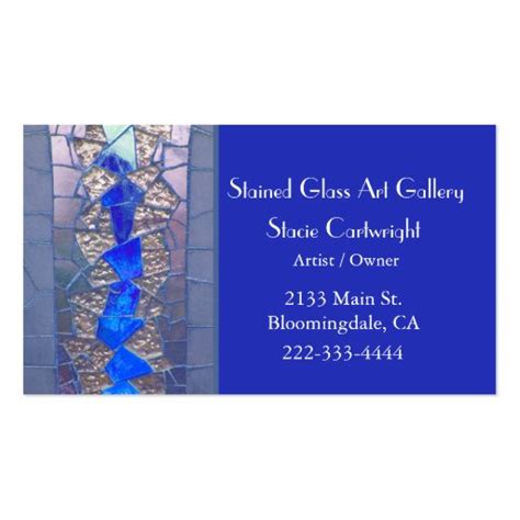 Stained Glass Business Card Zazzle