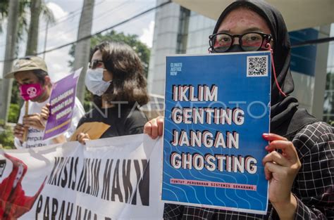 AKSI UNTUK KRISIS IKLIM ANTARA Foto